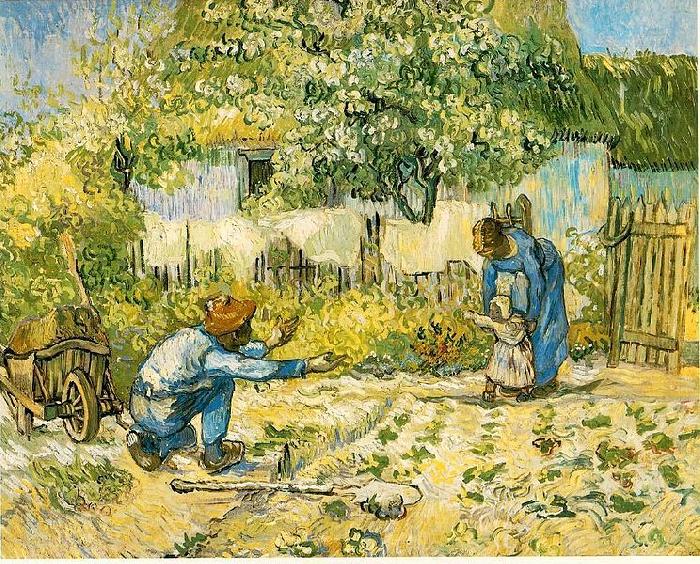 Vincent Van Gogh First Steps Norge oil painting art